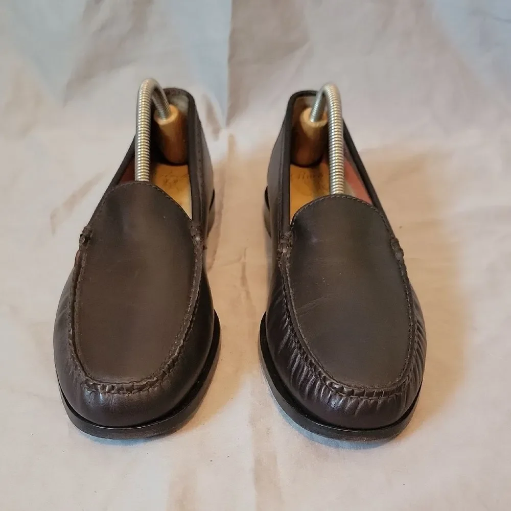Cole Haan Brown Leather Slip-On Loafers 9.5 M